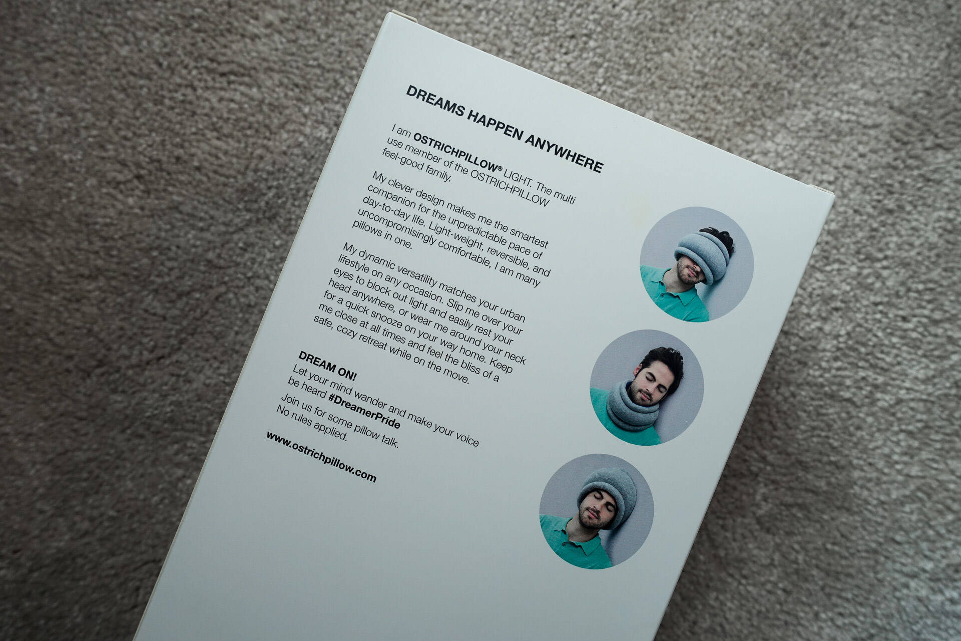 ostrichpillow light versatile pillow